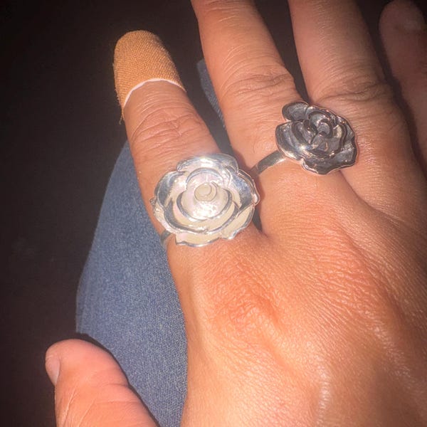 925 Sterling Solid Silver, Infinity Blank Channel Ring Setting, Good ...