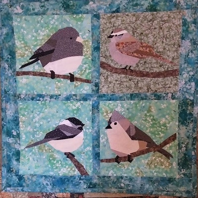 Cuties Bird Bundle 4 Paper Piecing Patterns - Etsy
