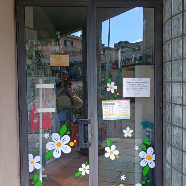Spring Flower Window Decals, Floral Easter Shop Retail Window Display ...