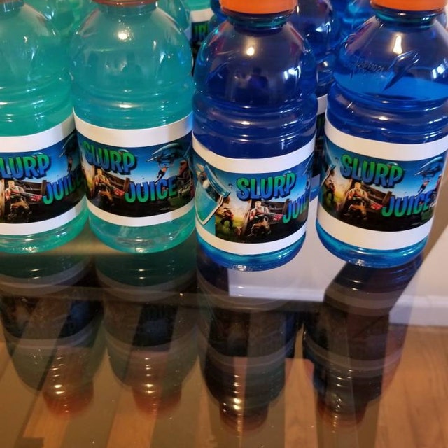 Fortnite Fortnite Party Slurp Juice Drink Labels. Just Print | Etsy