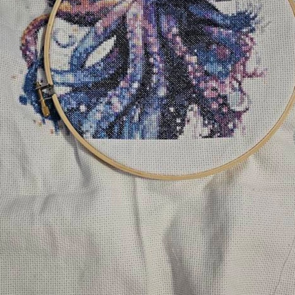 Octopus Cross Stitch Pattern 7 Instant PDF Download - Octopus ...