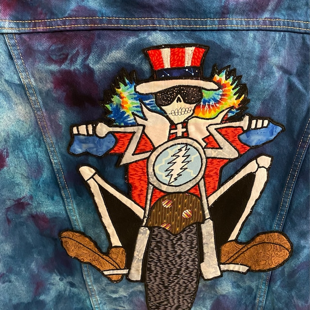 Grateful Morti - Sam Su Bicicletta - Ricamato Toppa - Foto 4