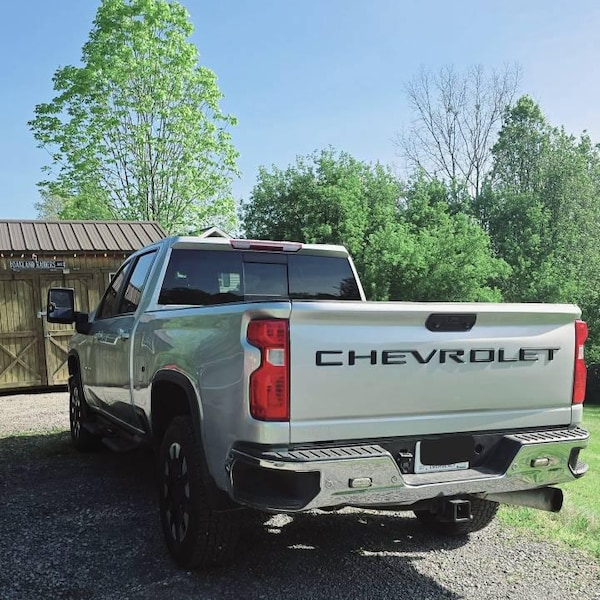 Advanced Trims Domed 3D Raised Tailgate Letters Compatible with 2022 Advanced Trims Domed 3D Raised Tailgate Letters Compatible with 2022