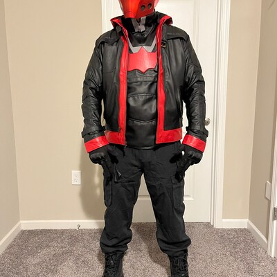 Red Hood New Outfit Mask / Mask Cosplay / Red Hood Outlaw - Etsy