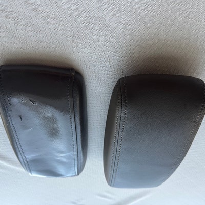A/C Hoses & Fittings For Honda Civic Fits 01-05 Honda Civic Faux Leather Armrest Center Console Cover Black Interior Consoles & Parts For Honda Fit