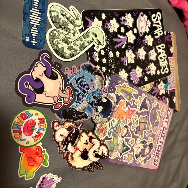 Singmaster Inverted Sticker Aesthetic Inverted Chilling Skeleton Waterproof Stickers! - Etsy