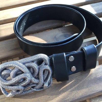 Leather Belt snakes and Key Fob sigil of Lucifer pack - Etsy