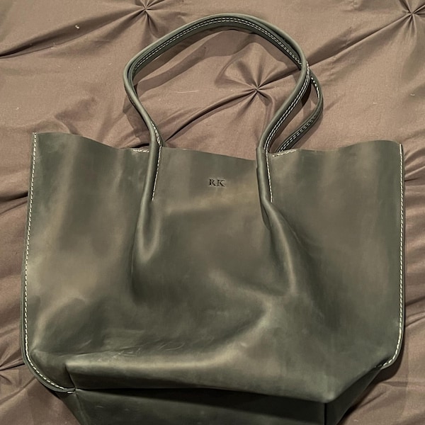 Women Unbalance Tote Bag - Burgundy