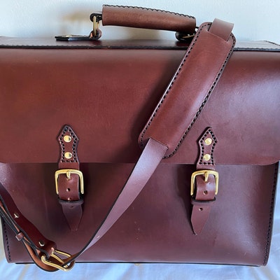 Foldout Briefcase Leather Pattern : Leather Bag Instant Digital PDF ...