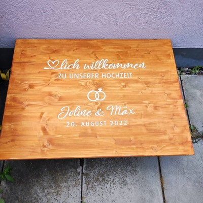 Palettenaufkleber Silberne Hochzeit Willkommen Etsy.de
