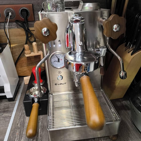 Lelit Mara X Wooden Feet: Handcrafted Espresso Machine Upgrade - Etsy