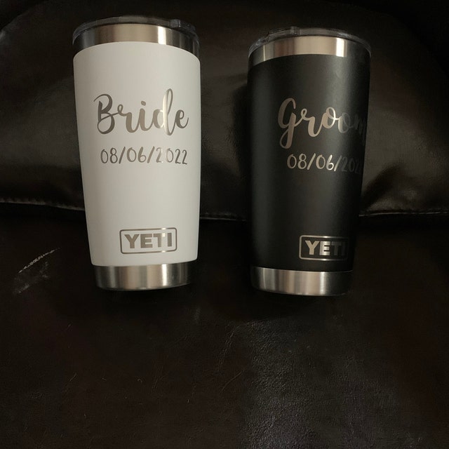 Bride and Groom Personalized Yeti® or Polar Tumbler, Mr and Mrs