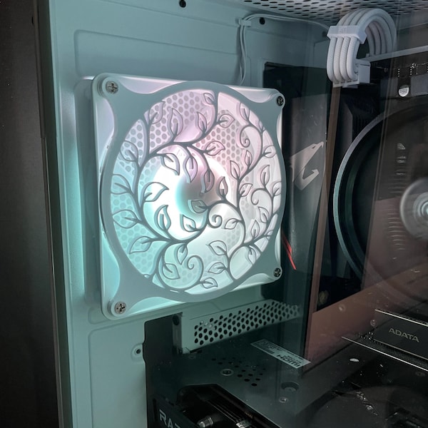 Creeping Vine - Gaming Computer Fan Shroud/ Grill /cover - Custom 3D ...