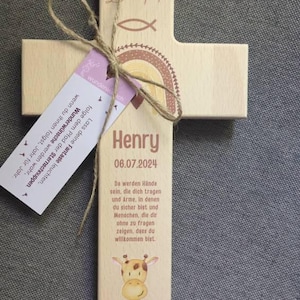 Taufe, Taufkreuz, Taufgeschenk, Kreuz Taufe, Geschenk Taufe, Wunderwunsch, Taufkreuz Holz, Taufe Geschenk Junge, Taufgeschenk Mädchen