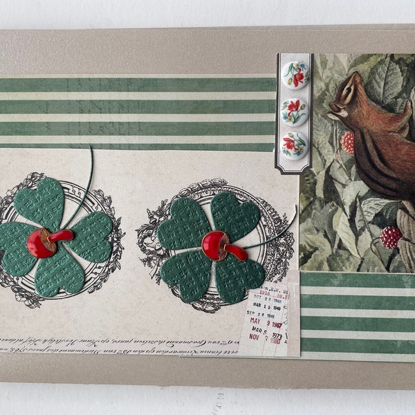 DIY Christmas Card Kit 4 Cards Make Your Own Holiday Greeting Cards ...