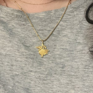 Customer photo, Pomegranate Necklace