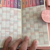 Hobonichi Weeks Yearly Index Print or Hand-lettered Removable Matte ...