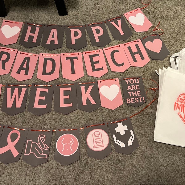 Radiologic Tech Week Printable Sign, Radiology Tech Week Banner, Rad ...