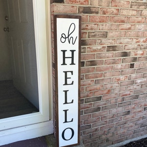 Welcome Porch Sign Welcome Sign Front Door Welcomeish Paw Print Family ...