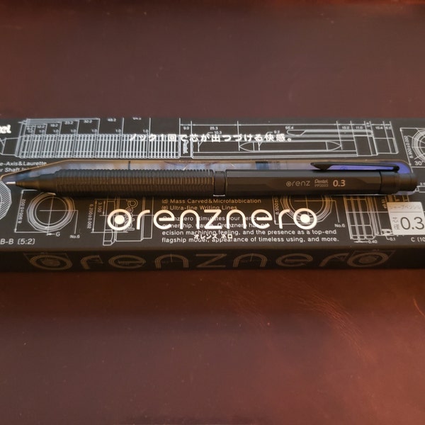 Portamine Pentel Orenz Nero 0.3 Mm - Design Elegante E Precisione Giapponese - PP3003-A