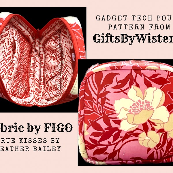 Gadget Pouch PDF Sewing Pattern by Elfie Sew - Etsy