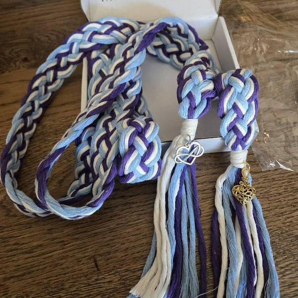 Personalized Handfasting Cord,custom Hand Fasting Rope 3 Color/charm ...