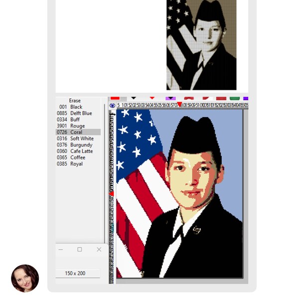 JESUS CHRIST CROCHET Portrait Graphgan Pattern Crochet Blanket Pattern ...