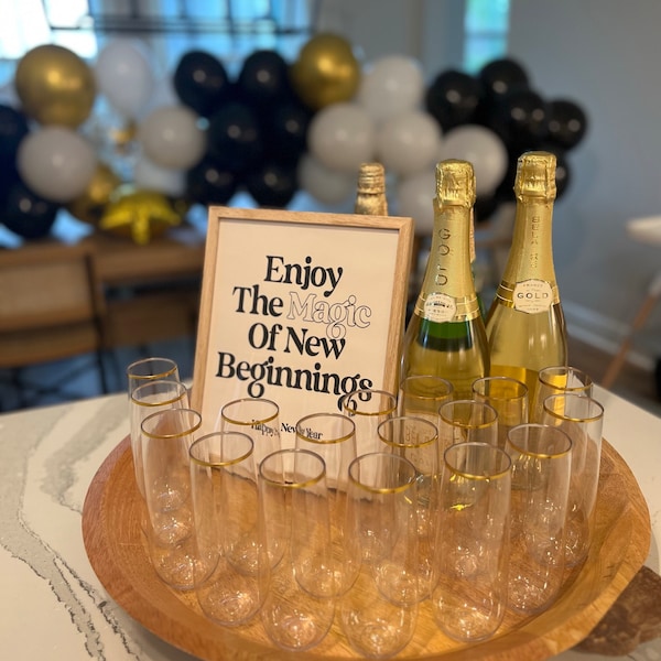 New Years Eve Decorations | 20 PRINTABLES | New Year 2025 Printable ...