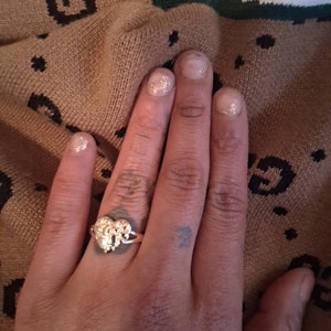 Heart Nugget Ring - 18k Gold Filled