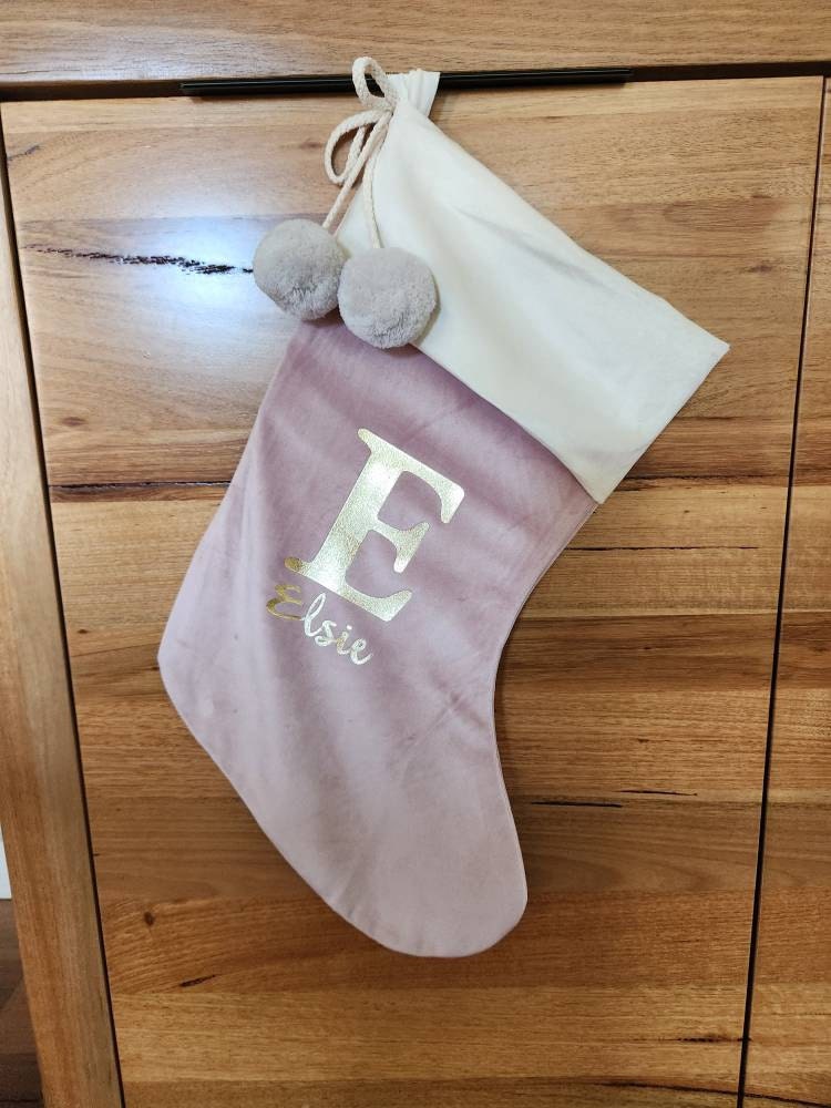 Personalised Velvet Christmas Stockings