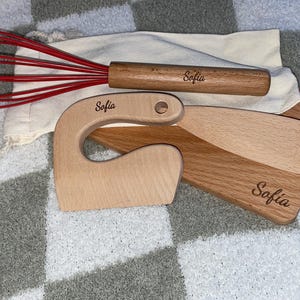 Christmas gifts wood Montessori gift for Kids, Safe Toys for Kids Wooden Knife for Kids, Montessori Gift Set, Personalized Montessori Toys,