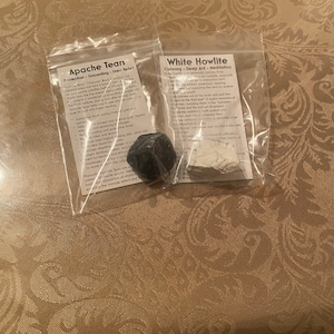 Rock Tumbler Gem Refill Kit N. Mexico Apache Tears Black Obsidian Volcano Glass