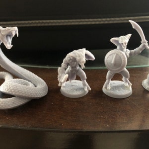 GIANT COBRA Snake 3D Print Mini Resin Dungeons and -  Hong Kong