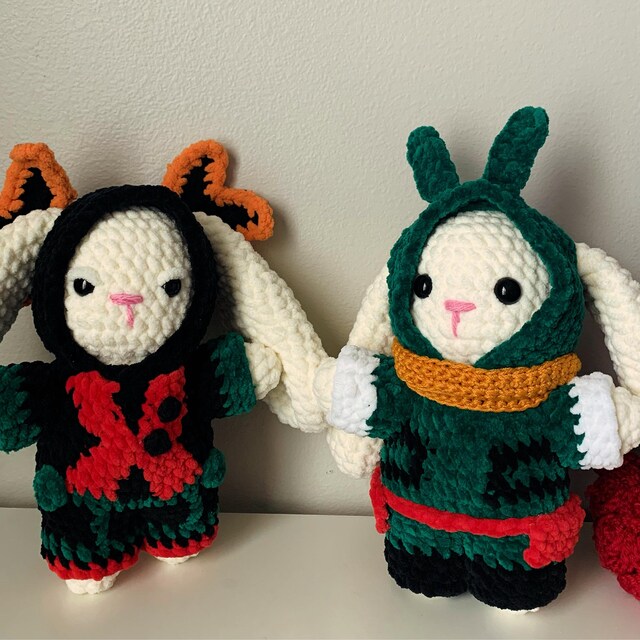 Greatest Hero Duo Crochet Bunny Digital PDF Pattern - Etsy