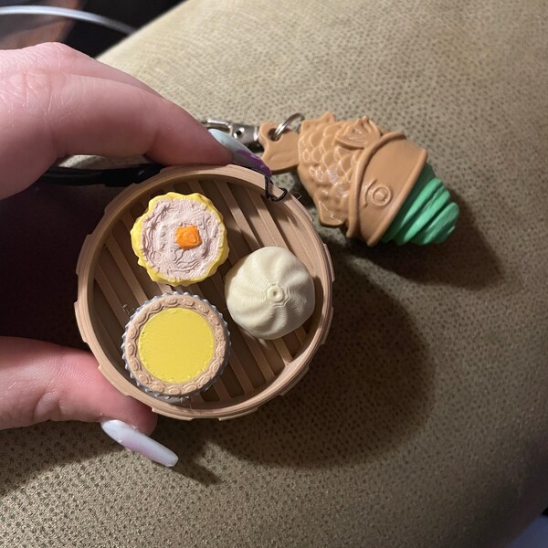 Dumpling Dim Sum Keyboard Fidget Toy: 3-switch Stress Relief - Etsy UK