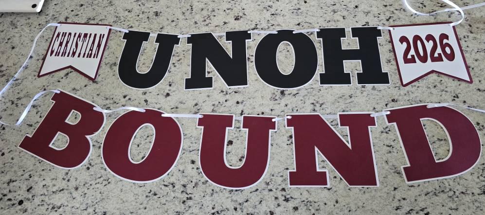 College Bound Banner, Graduation Banner, College Acceptance, High School Graduation, Graduation, Bed Party