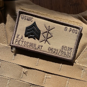 Custom Combat Plate Carrier Flak Patch - Stock Graphic