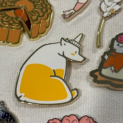 Hello Honey Enamel Pin Set Lapel Pin Honey Bun Honey Bear Etsy