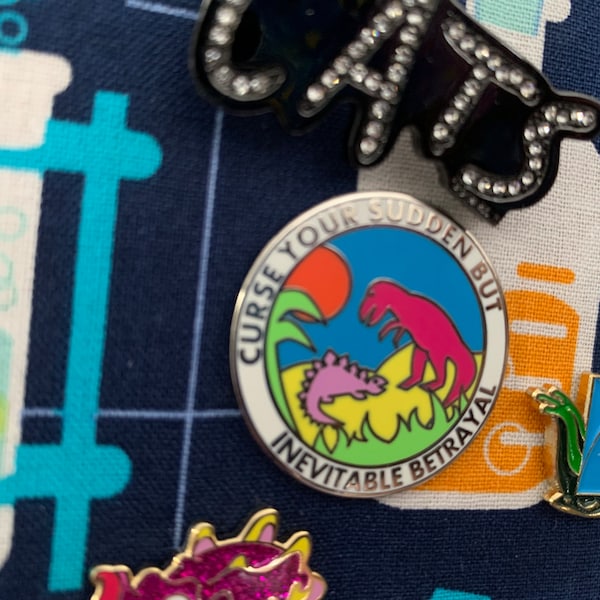 Firefly Serenity Enamel Lapel Pin Badge - "curse Your Sudden but ...