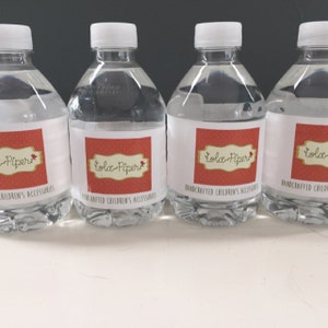 Discount water bottle labels