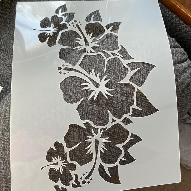 Lot De 20 Pochoirs Réutilisables Fleurs Et Animaux - Format 12,7 X 12,7 Cm, En PET, Pour Bricolage Et Déco