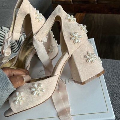 Emerald Green Wedding Shoes Green Heels Block Heel Shoes Green