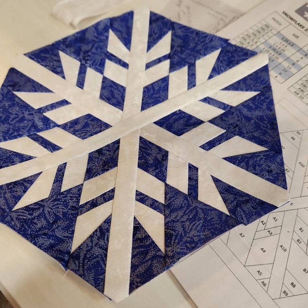 Snowflake Blocks Complete Set Quilt Pattern PDF Download - Etsy