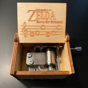 Legend of Zelda Song of Storms Music Box: Zelda Music Box -  Israel