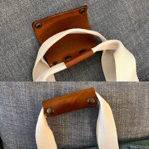 DIY leather handle wrap done. : r/filson