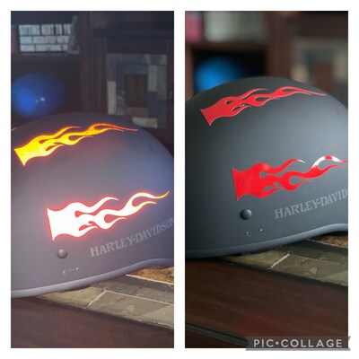 BRIGHT KNIGHT Reflective Vinyl Stickers - 5x30 Inch 3M Tape For Motorcycle Helmets, Bikes, Cars