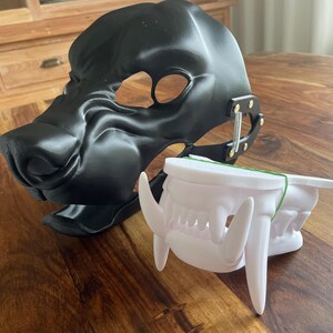 Snarl Hyena Fursuit Base and Jaw Set Realistic 3D Printed Moving
