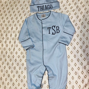 Newborn Baby Girl Football Outfit Set - Letter Print Romper With Pants & Headband