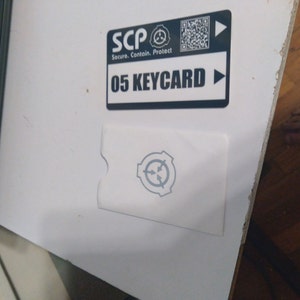 Get Secure Access To The Scp Foundation's Secret Laboratory With Id Cards!  - Temu