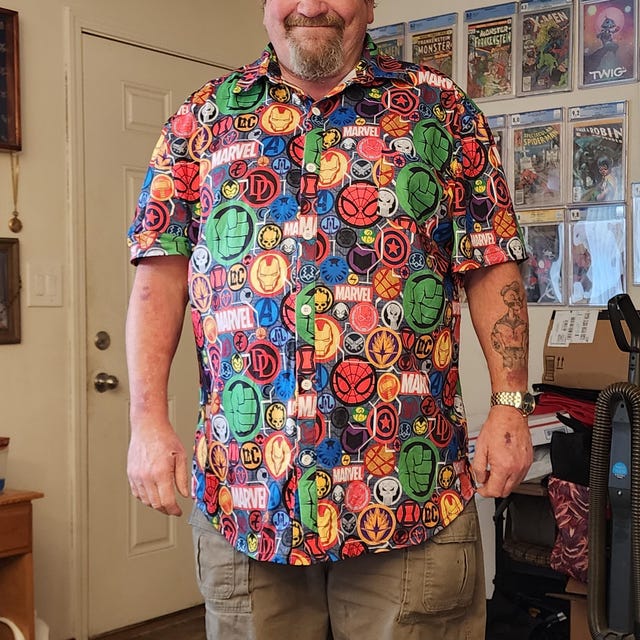 marvel dress shirts Amazon.com: Marvel Men's Button Down Shirt, Graphic Shirts for Men :  Clothing, Shoes & Jewelry